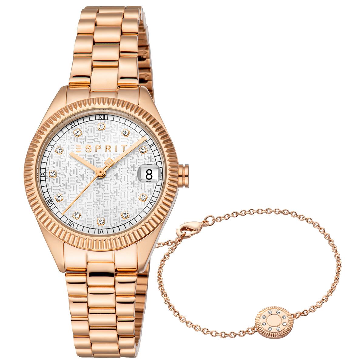 Esprit ES1L433M0045 Kadın Kol Saati ve Bileklik Seti