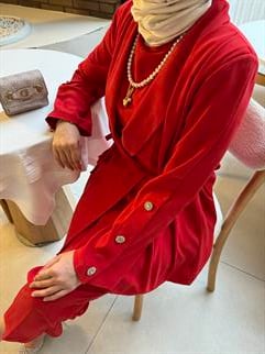 NOIRRE DESİGNTakımParis Üçlü Takım Kırmızı 