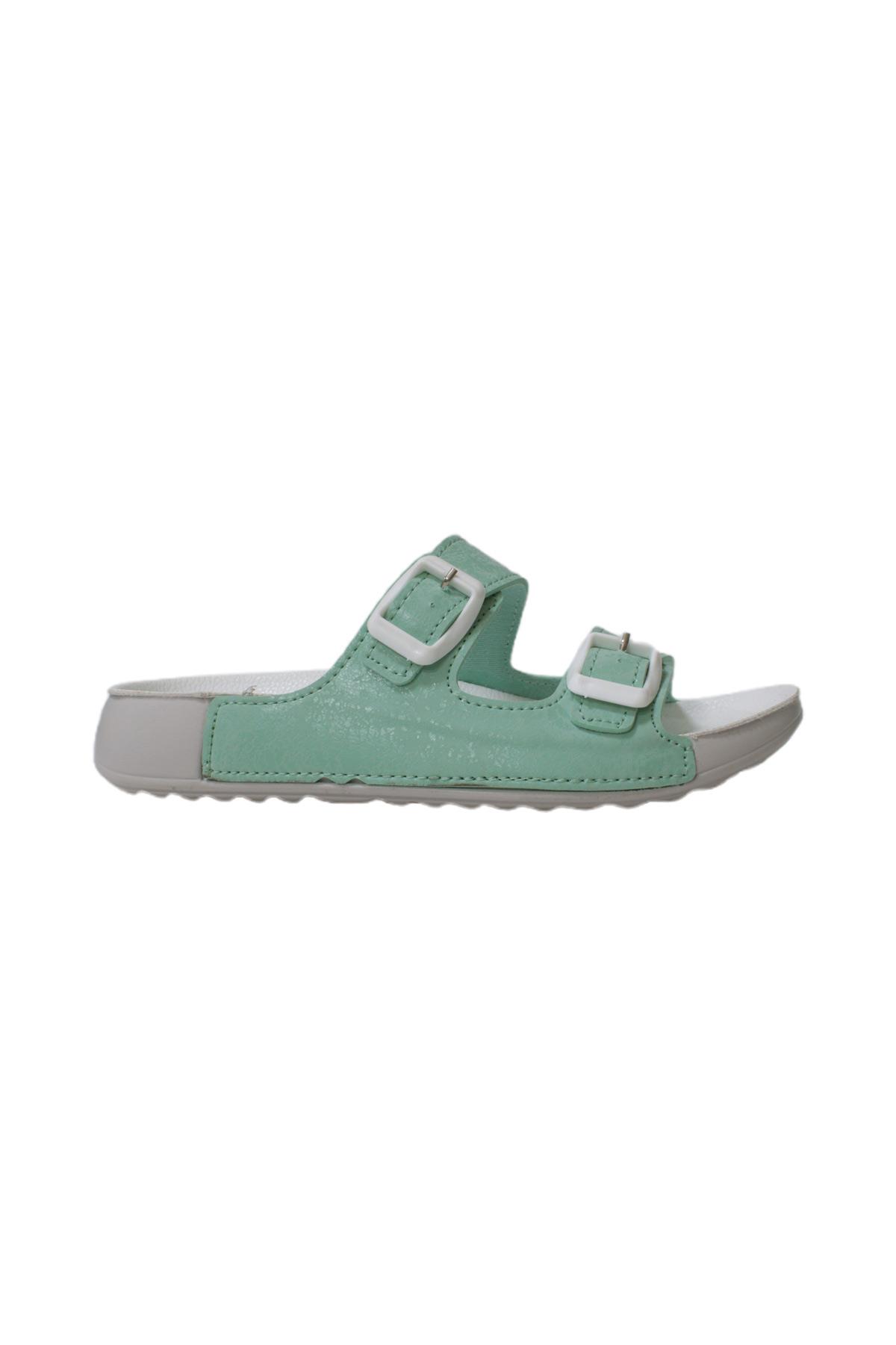 Benetton 1240 Çocuk Terlik Yeşil