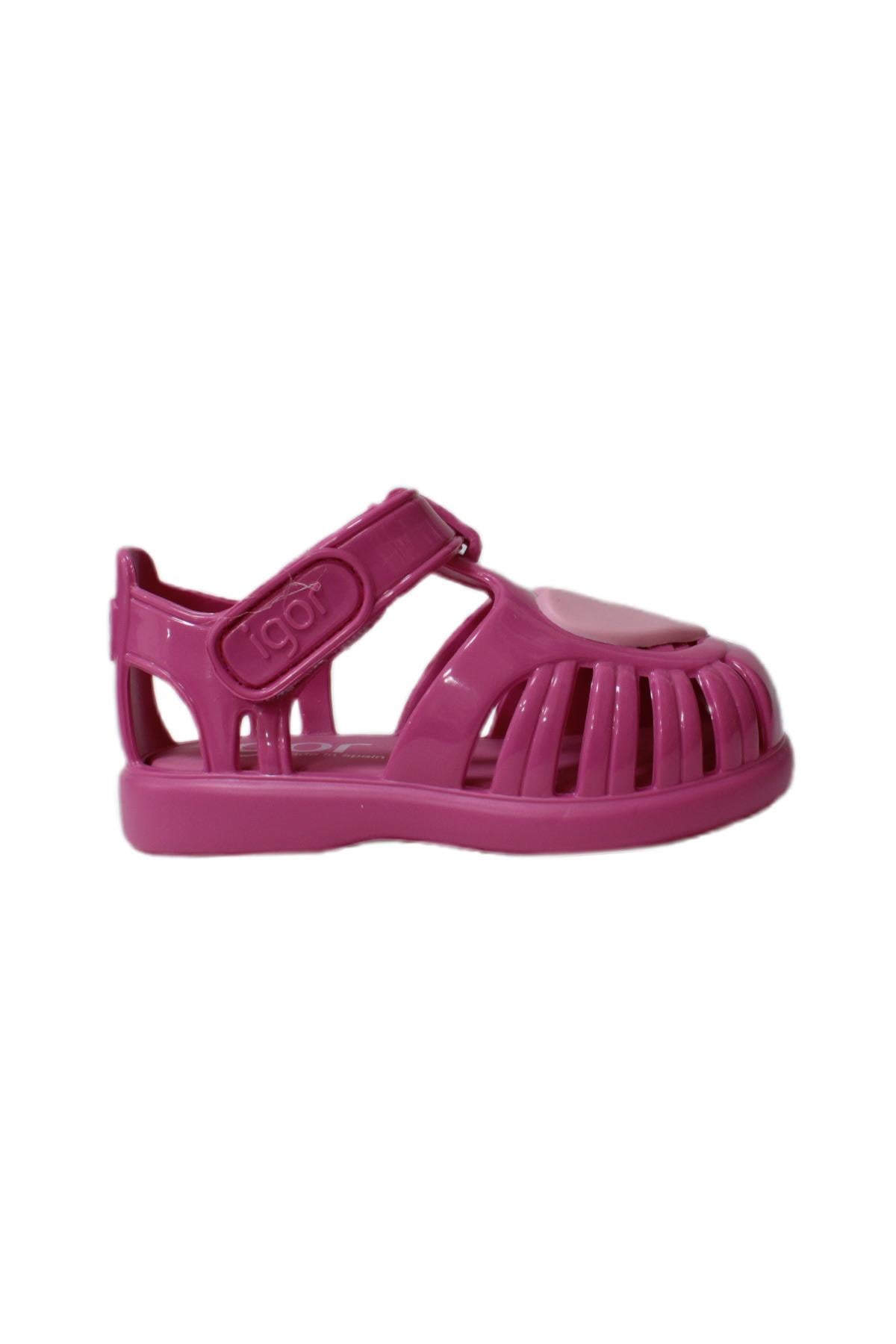 İgor Gloss İlk Adım Sandalet Fuşya