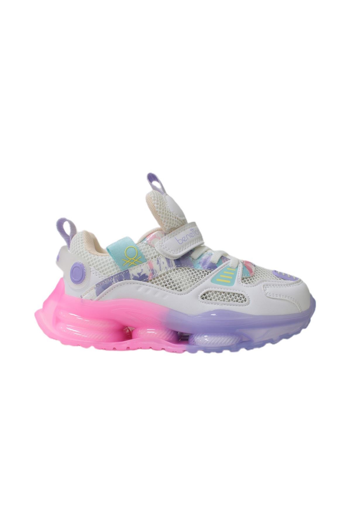 Benetton 10275 Çocuk Spor Ayakkabısı Beyaz