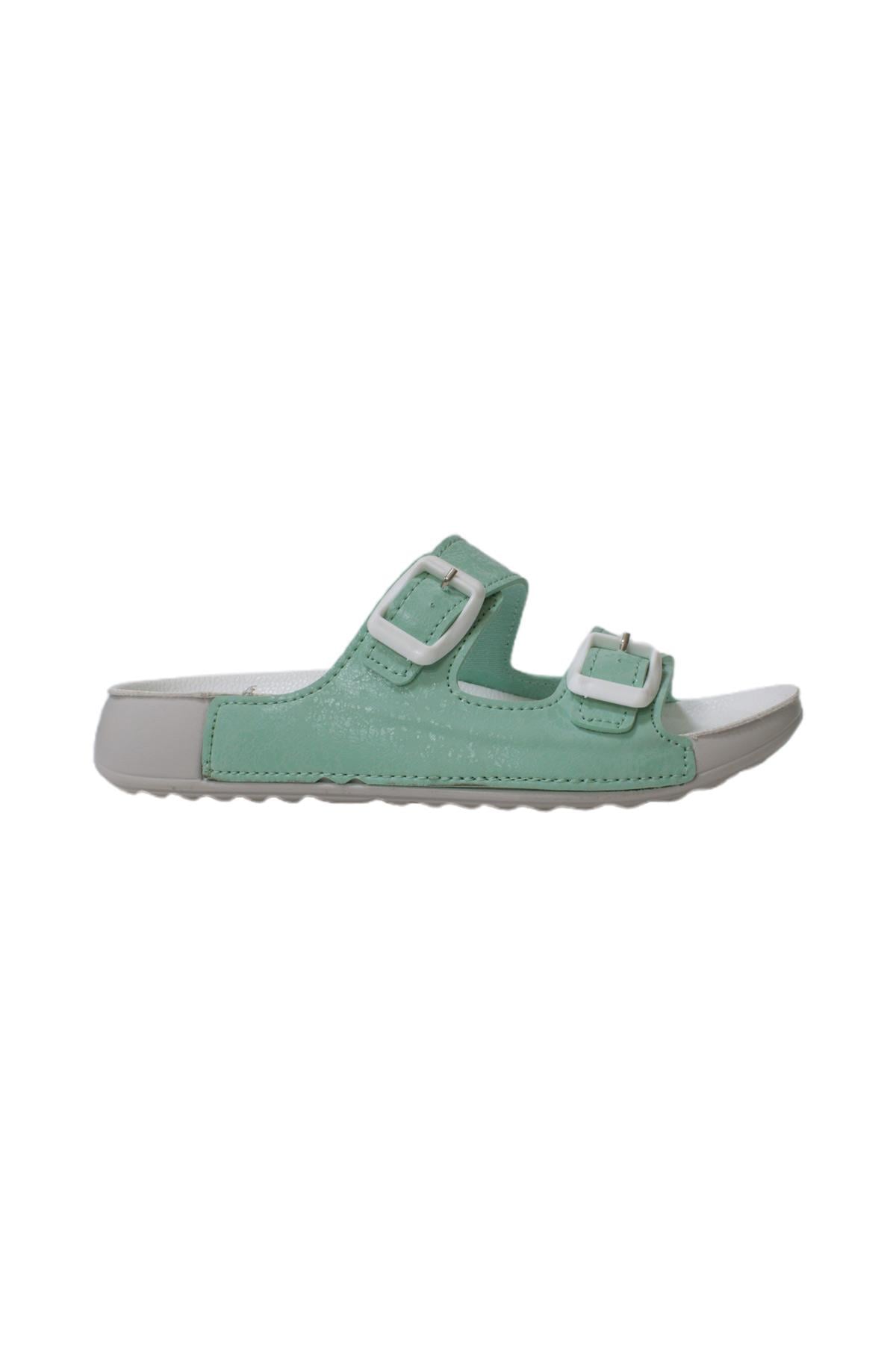 Benetton 1240 Çocuk Terlik Yeşil