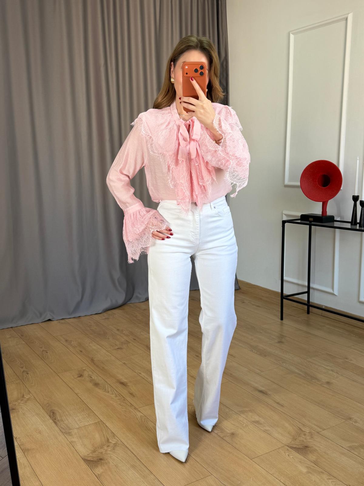 Beyaz Wide Leg Jean