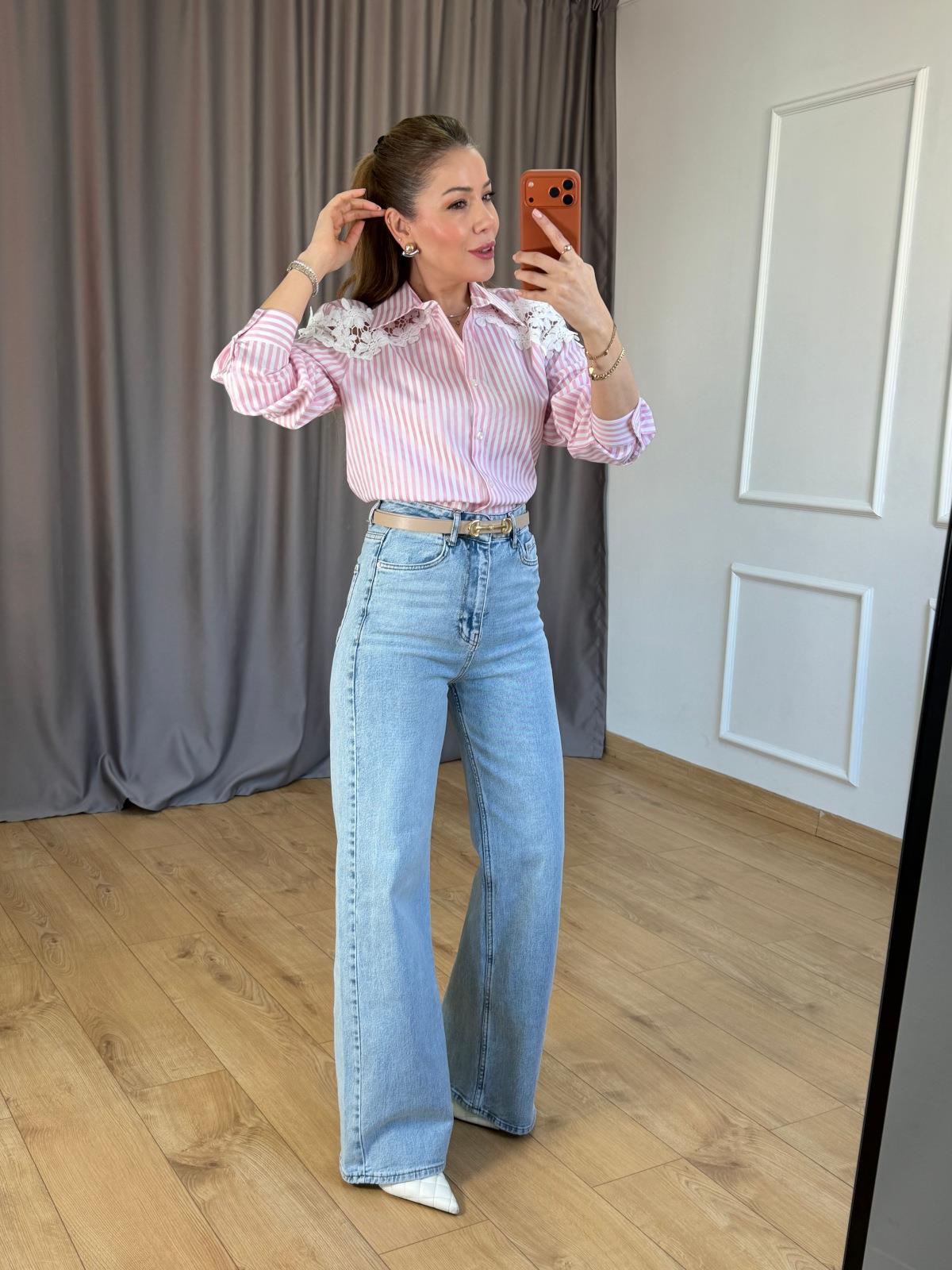 Buz Mavisi Straight Jean