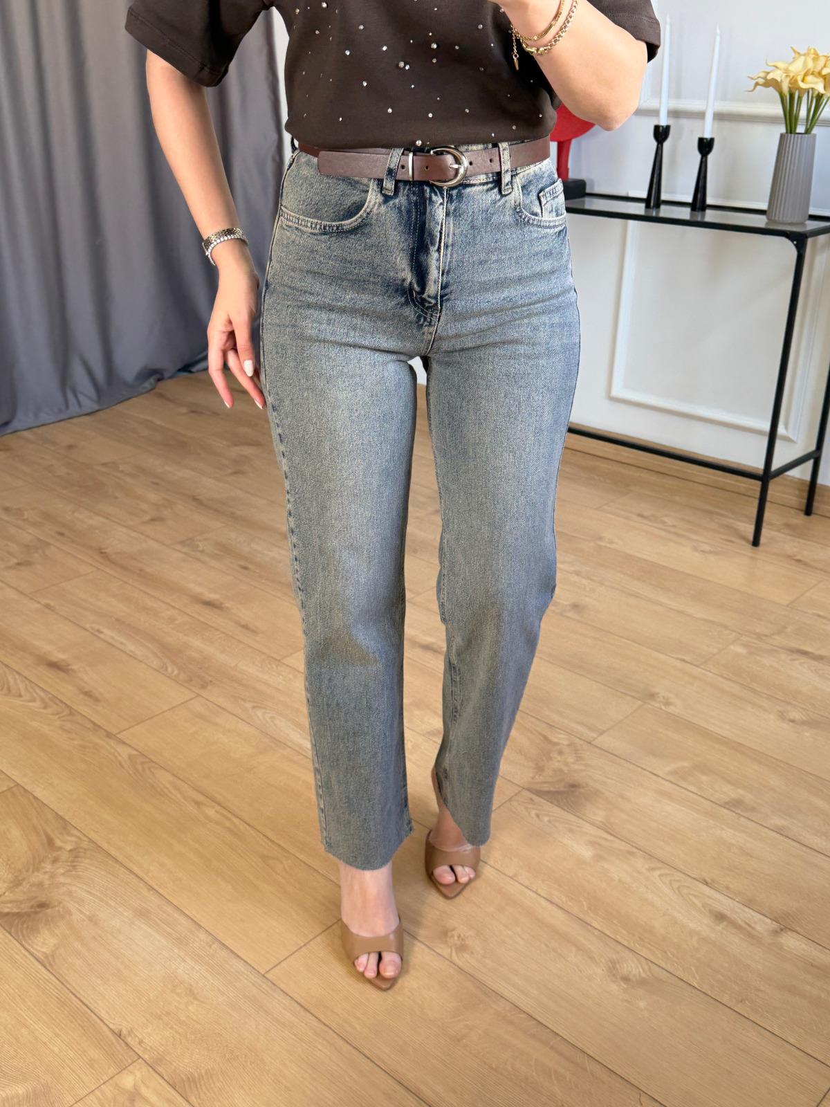 Kahve Kemerli Tint Jean