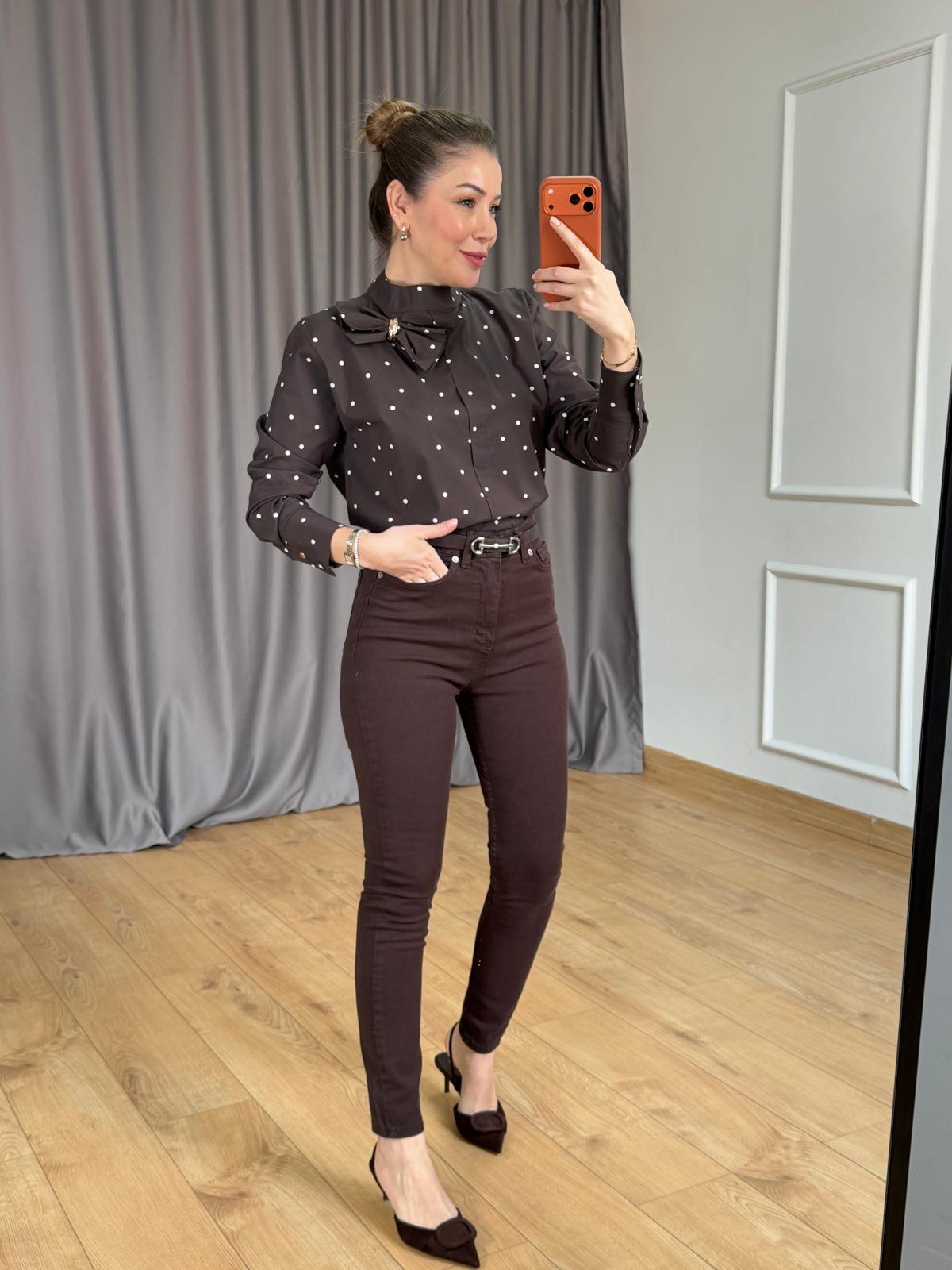 Kahve Skinny Jean