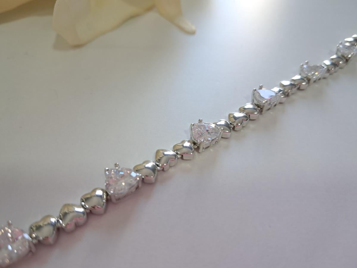 Kalp Taşlı Bileklik