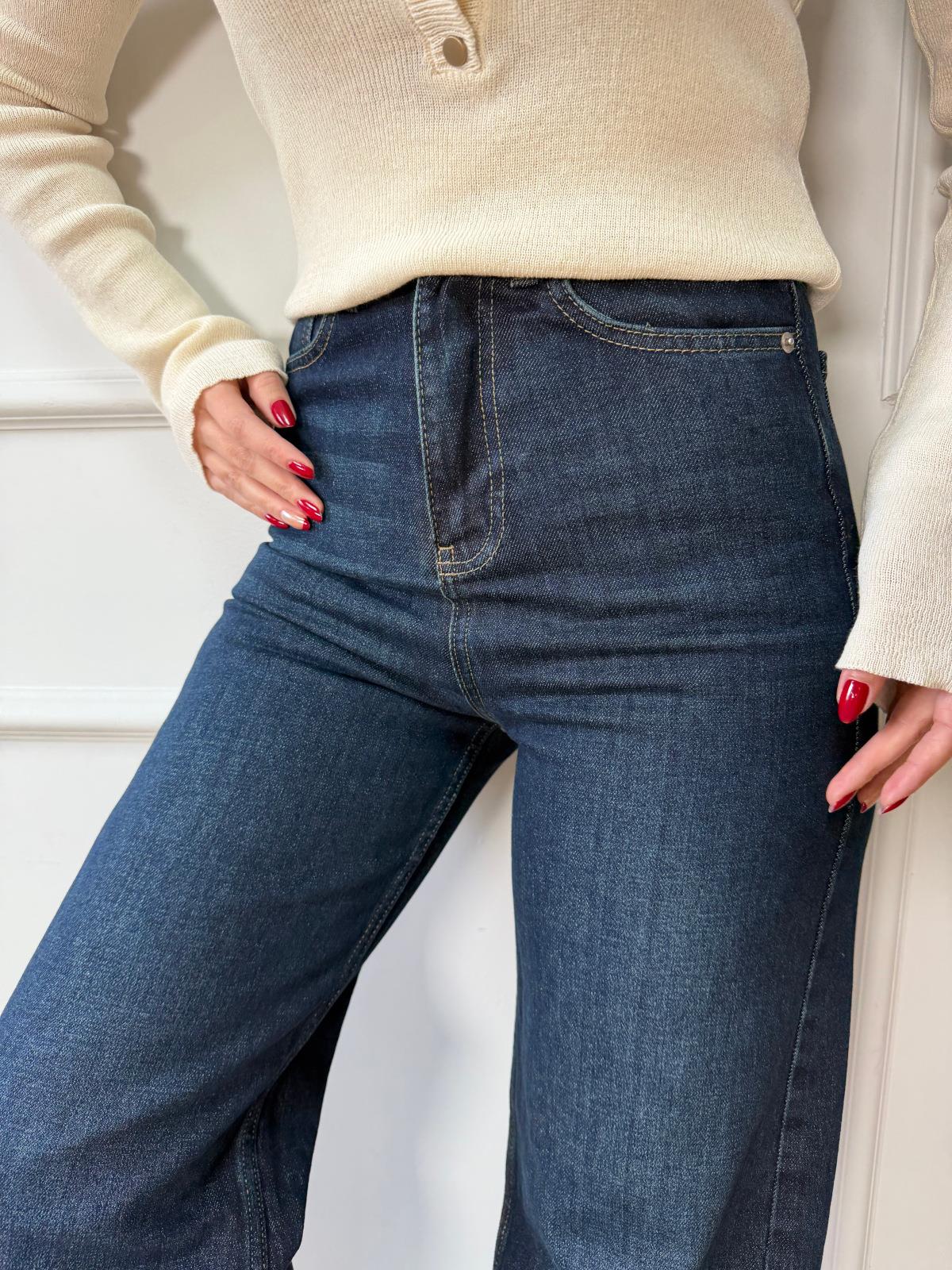 Lacivert Straight Jean