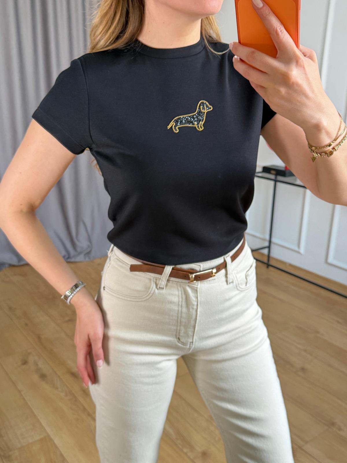 Siyah Dog Tshirt