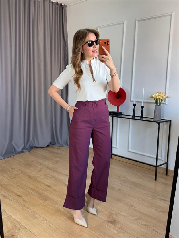 Bordo Duble Paça Pantolon