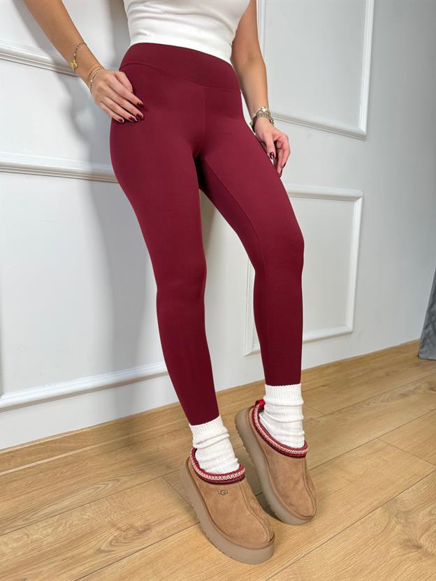 Bordo Yeni Tayt