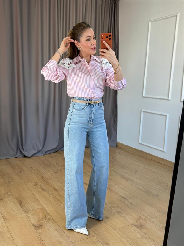 Buz Mavisi Straight Jean