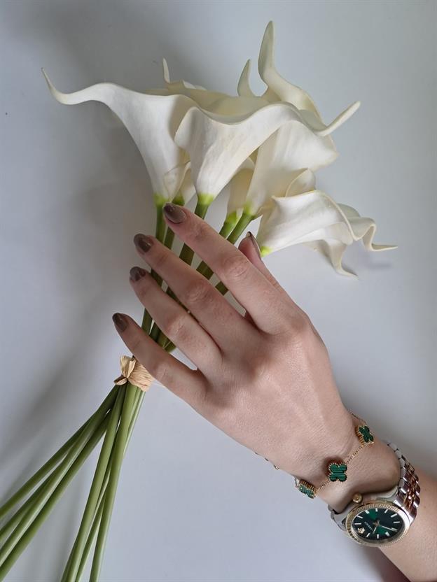 Çoklu Yonca Yeşil Bileklik