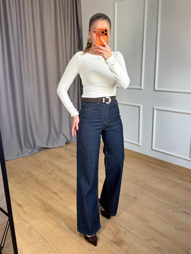 Flw Lacivert Straight Jean