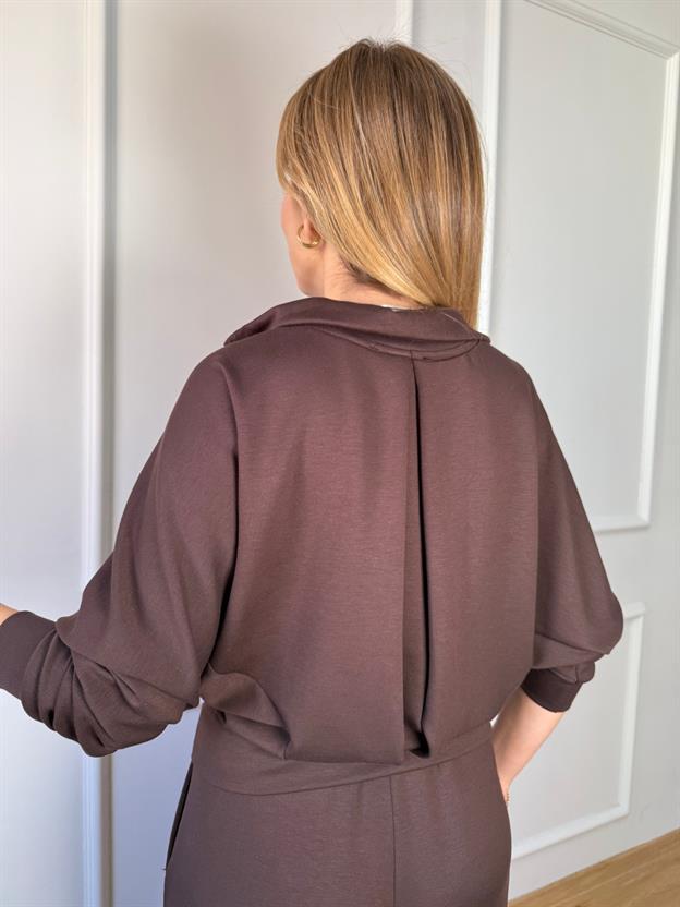 Kahve Yarasa Kol Modal Takım