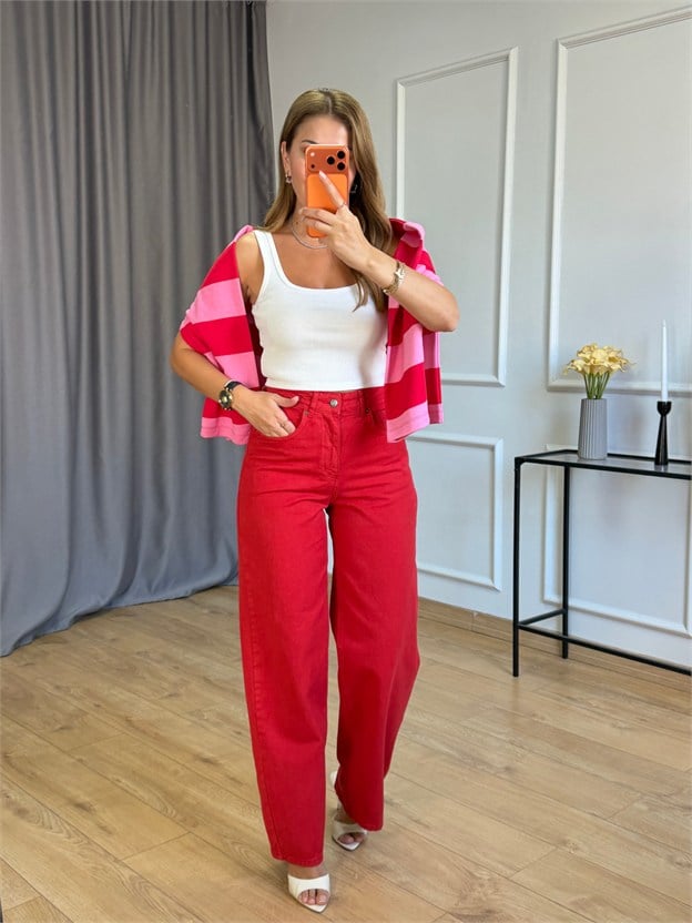 Kırmızı Jean