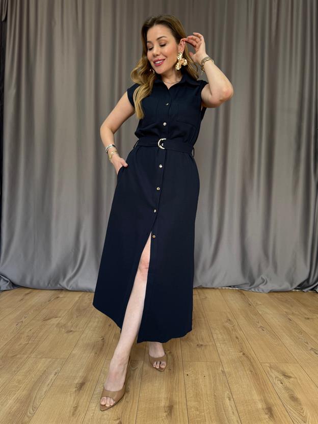 Lacivert Umman Elbise