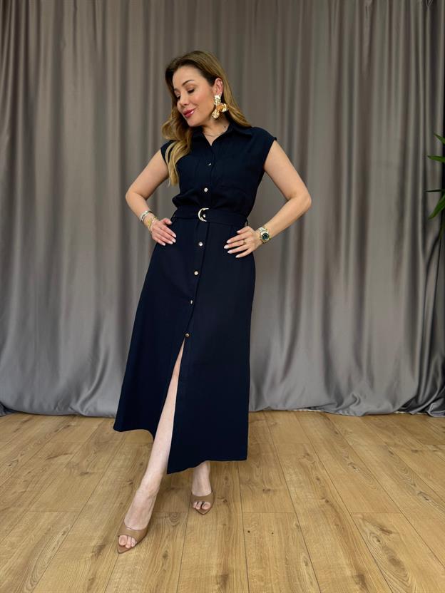 Lacivert Umman Elbise
