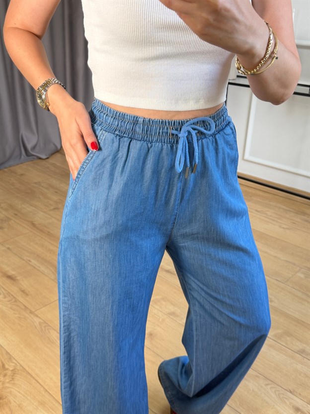 Mavi Gömlek Pantolon Denim Takım