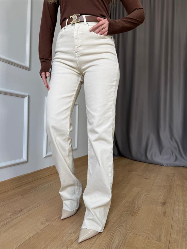 Orj. Marka Krem Wide Leg