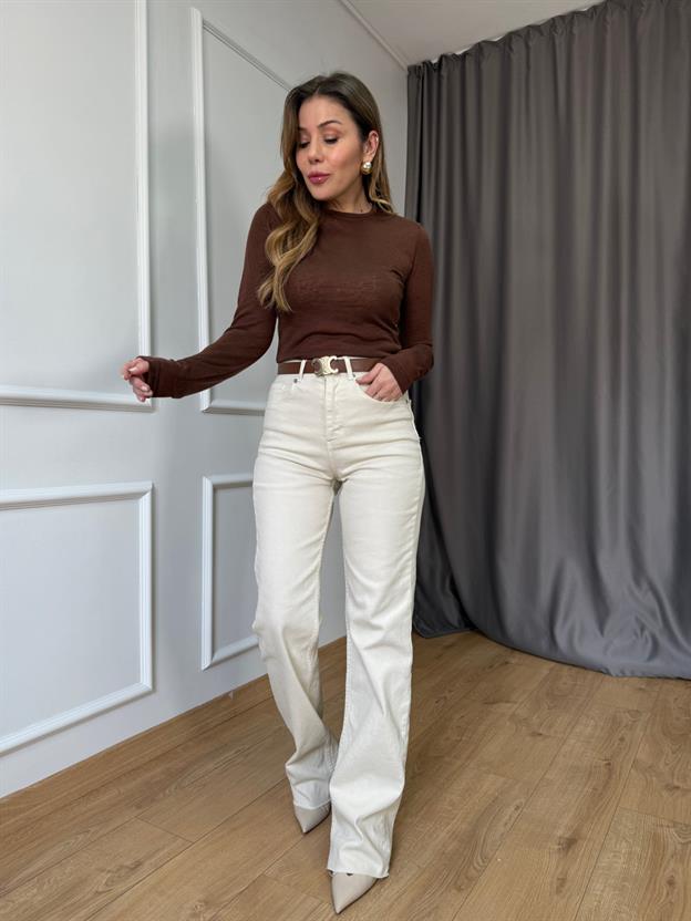 Orj. Marka Krem Wide Leg