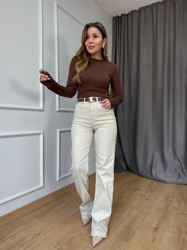 Orj. Marka Krem Wide Leg