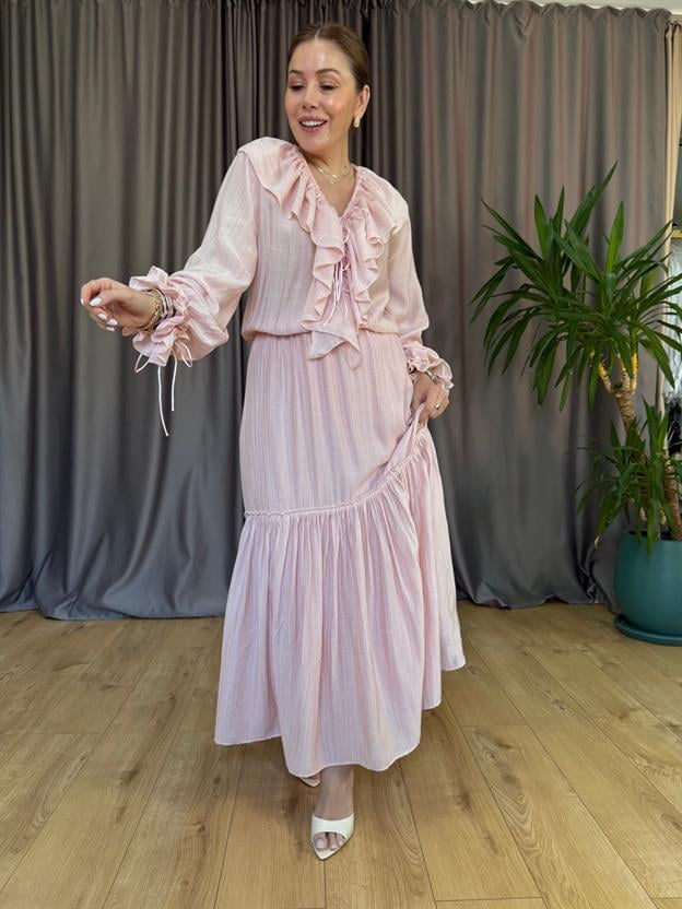 Pudra İsveç Elbise