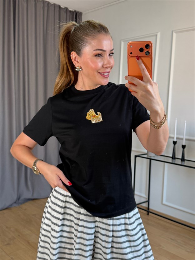 Siyah Agatha Tshirt