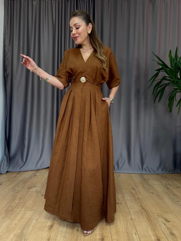 Tarçın Petunya Elbise