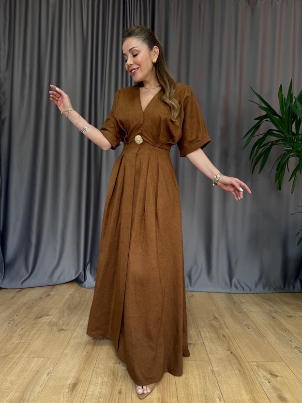 Tarçın Petunya Elbise