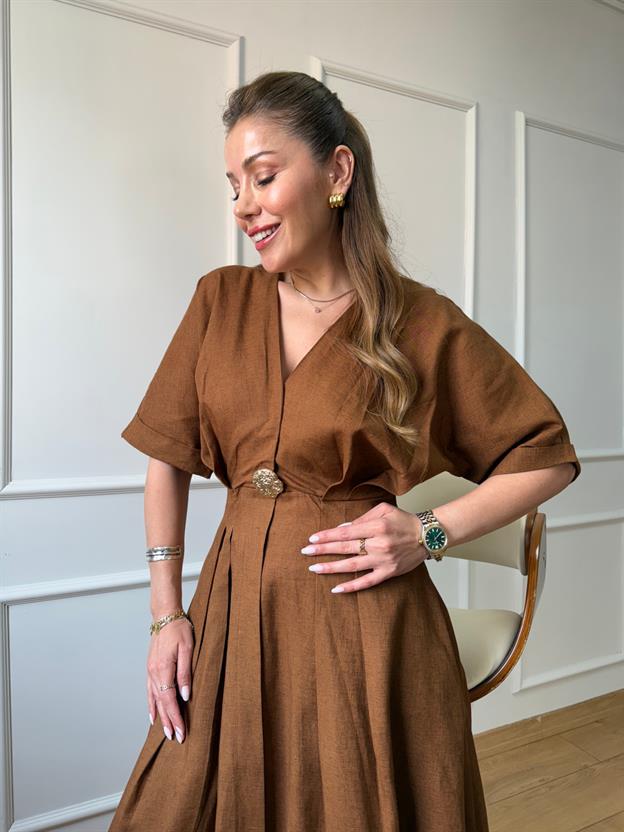 Tarçın Petunya Elbise