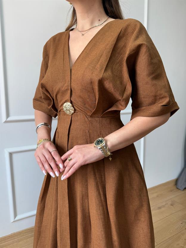 Tarçın Petunya Elbise