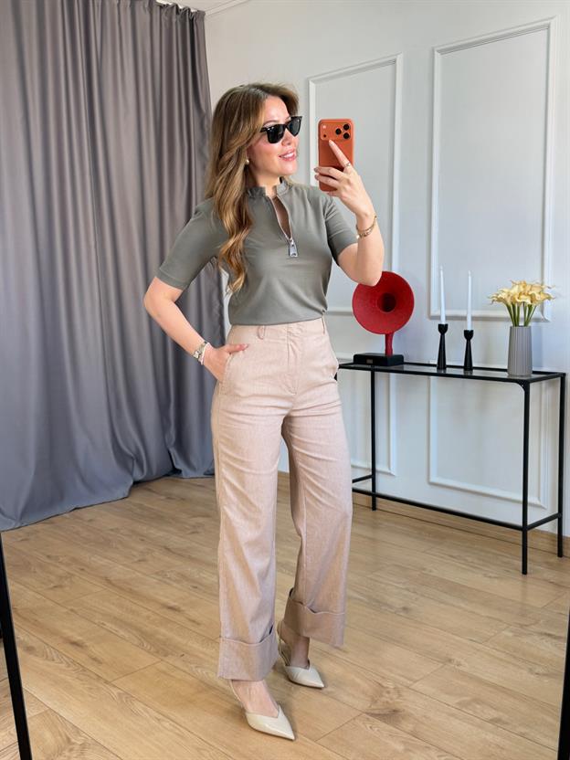 Taş Duble Paça Pantolon