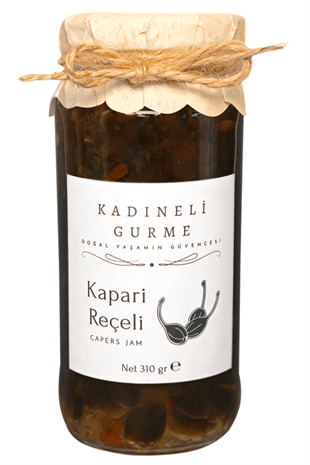 KAPARİ REÇELİ 310 GR DOĞAL REÇEL KADINELİ GURME