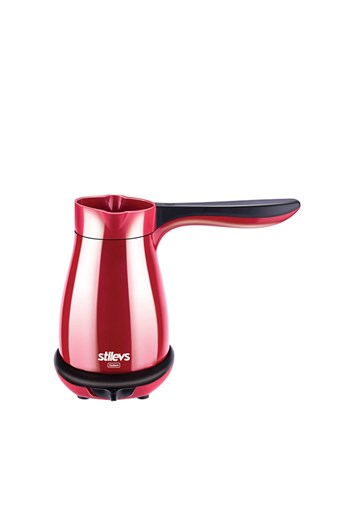 Stilevs  Çay Kahve Makinesi Siyah-Kırmızı SIH31023 