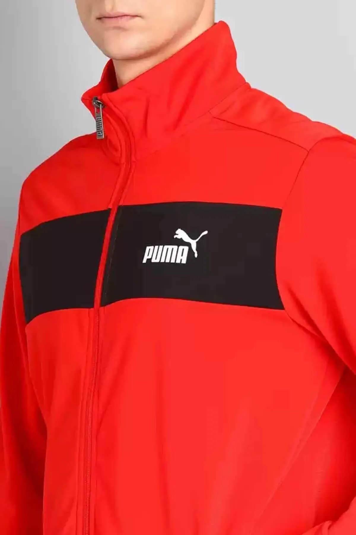 Puma Erkek Eşofman Takımı Kırmızı 845844-11 Poly Suit Cl