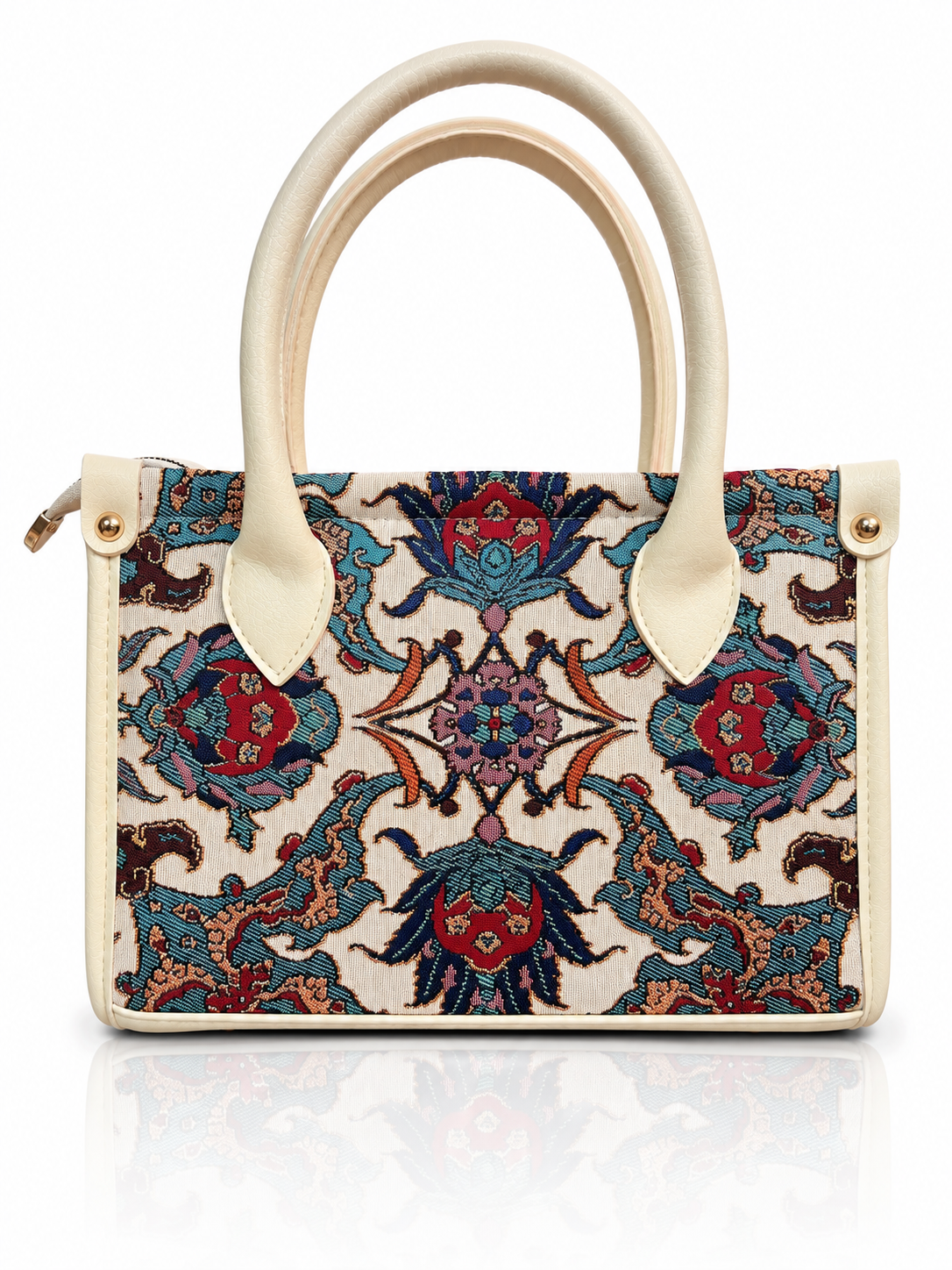 Etnik Desenli Kadın El Omuz Çanta Mottif İstanbul Otantik Goblen 1003