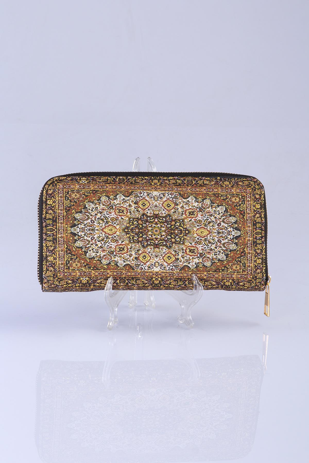 Mottif  İstanbul  Otantik Dokuma Kadın Cüzdan 1503.06