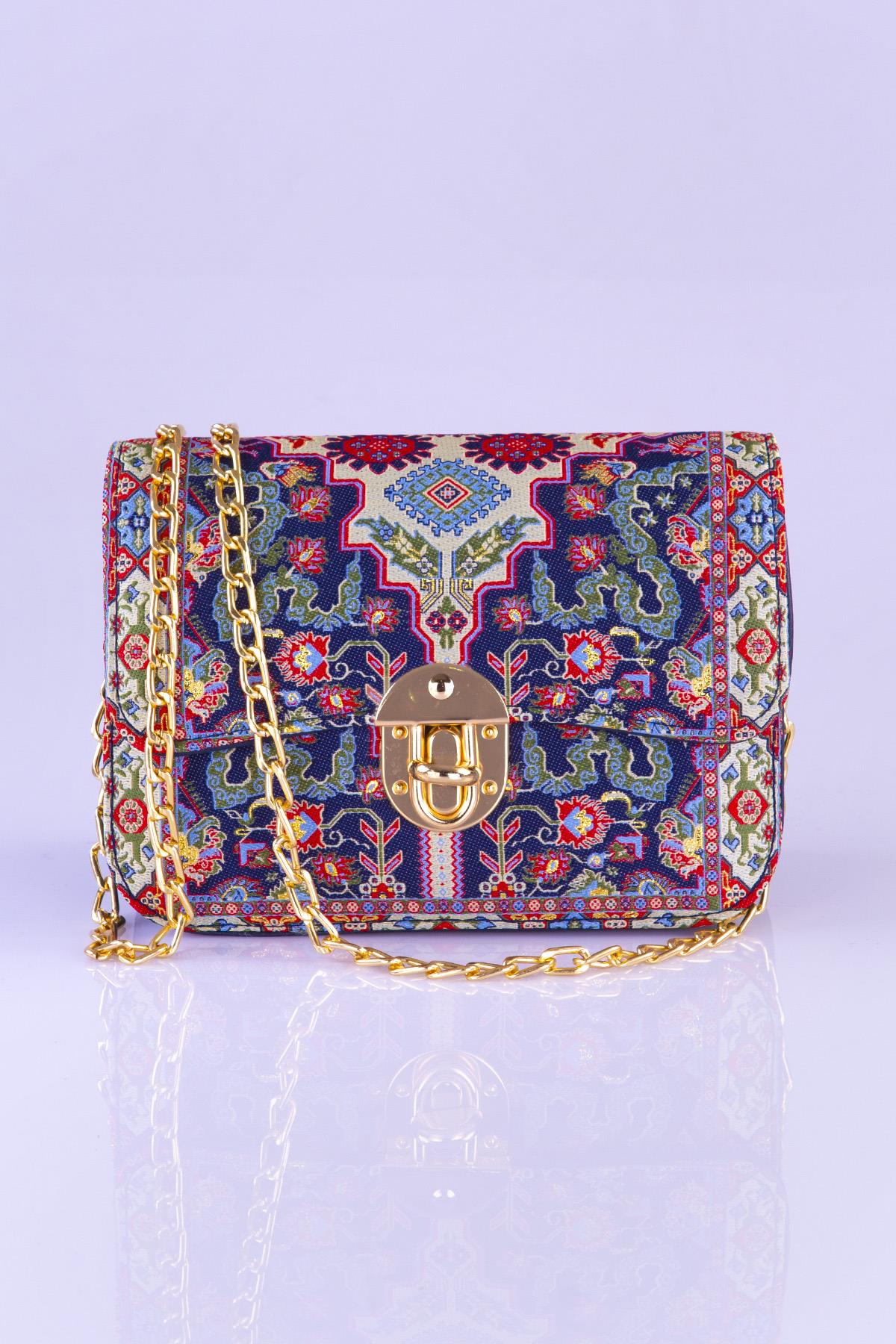 Mottif İstanbul  Otantik Dokuma  Kadın Omuz Çanta 1049.08