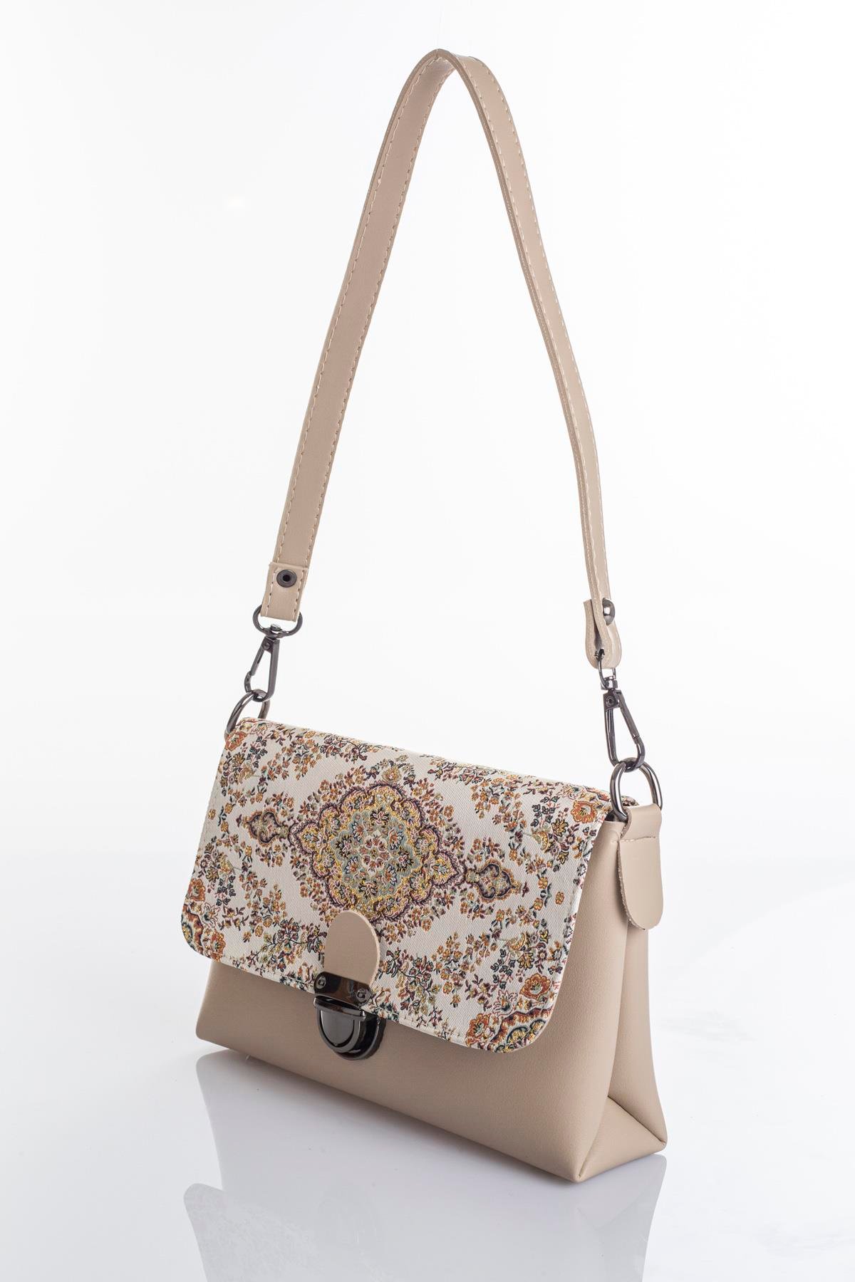 Mottif İstanbul  Otantik Dokuma  Kadın Omuz Çanta 1036.02