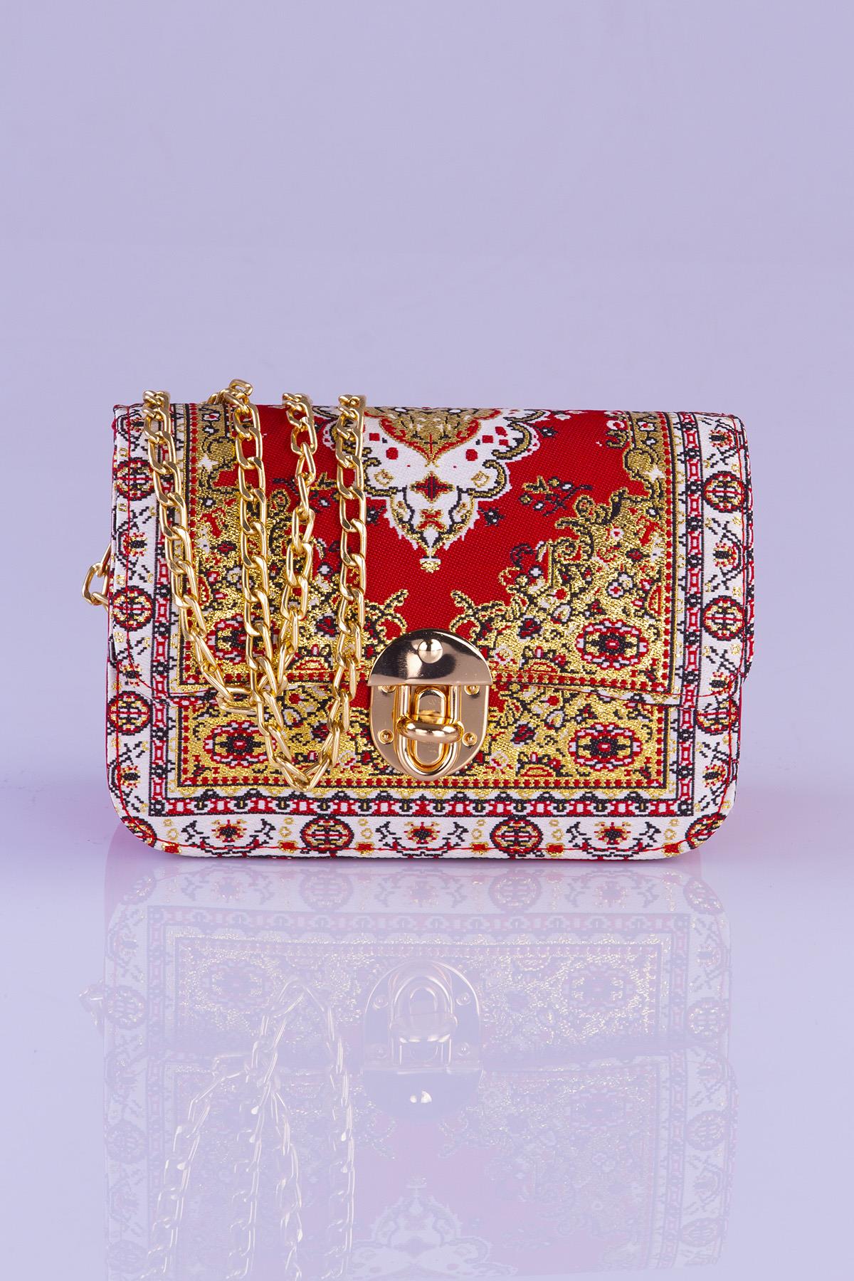 Mottif İstanbul  Otantik Dokuma  Kadın Omuz Çanta 1049.20