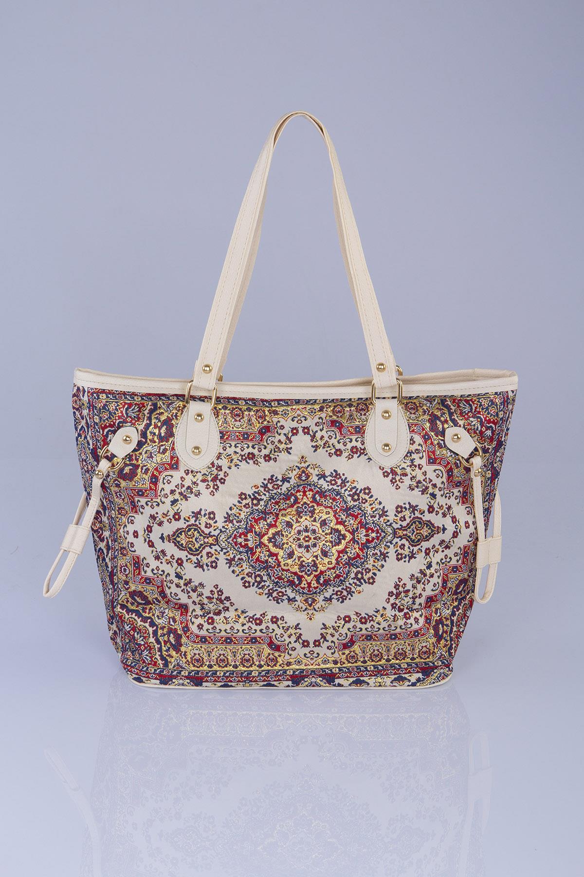 Mottif İstanbul Otantik Dokuma  Kadın Omuz Çanta 1025.03