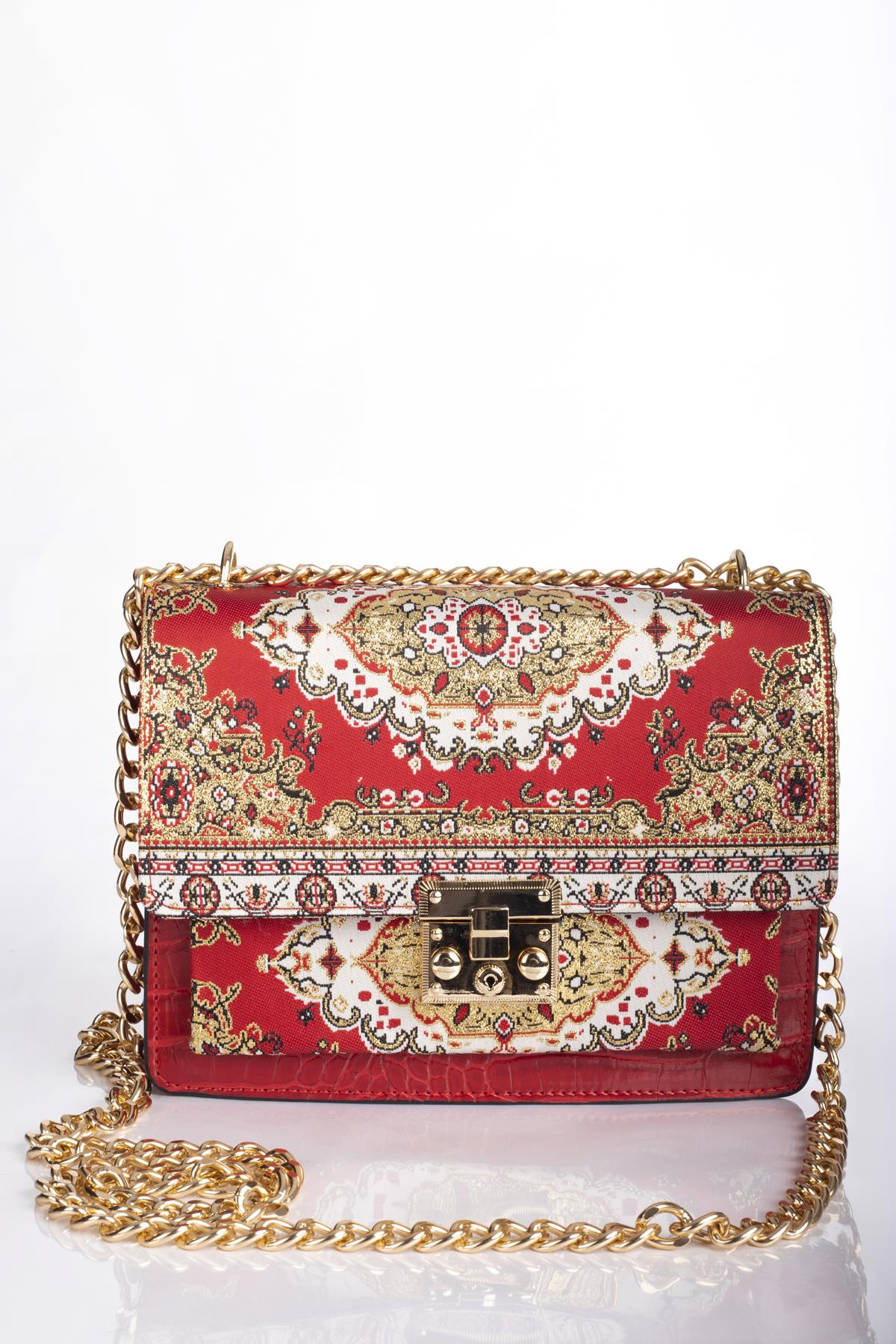 Mottif  İstanbul  Otantik Dokuma Kadın Omuz Çanta 1080.20