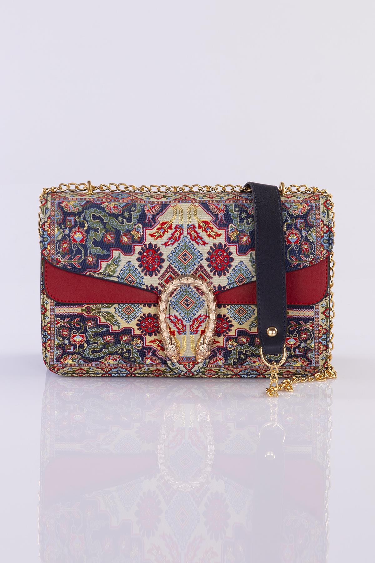 Mottif İstanbul  Otantik Dokuma Kadın Omuz Çanta 1021.08