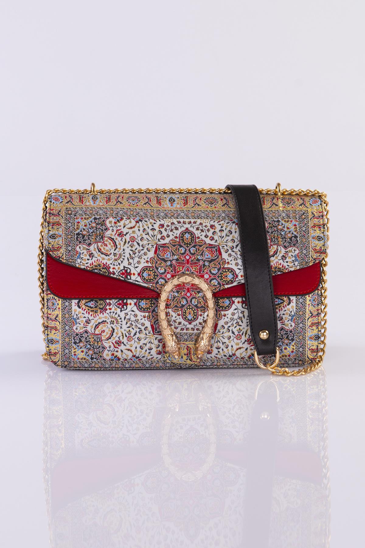 Mottif İstanbul  Otantik Dokuma Kadın Omuz Çanta 1021.11