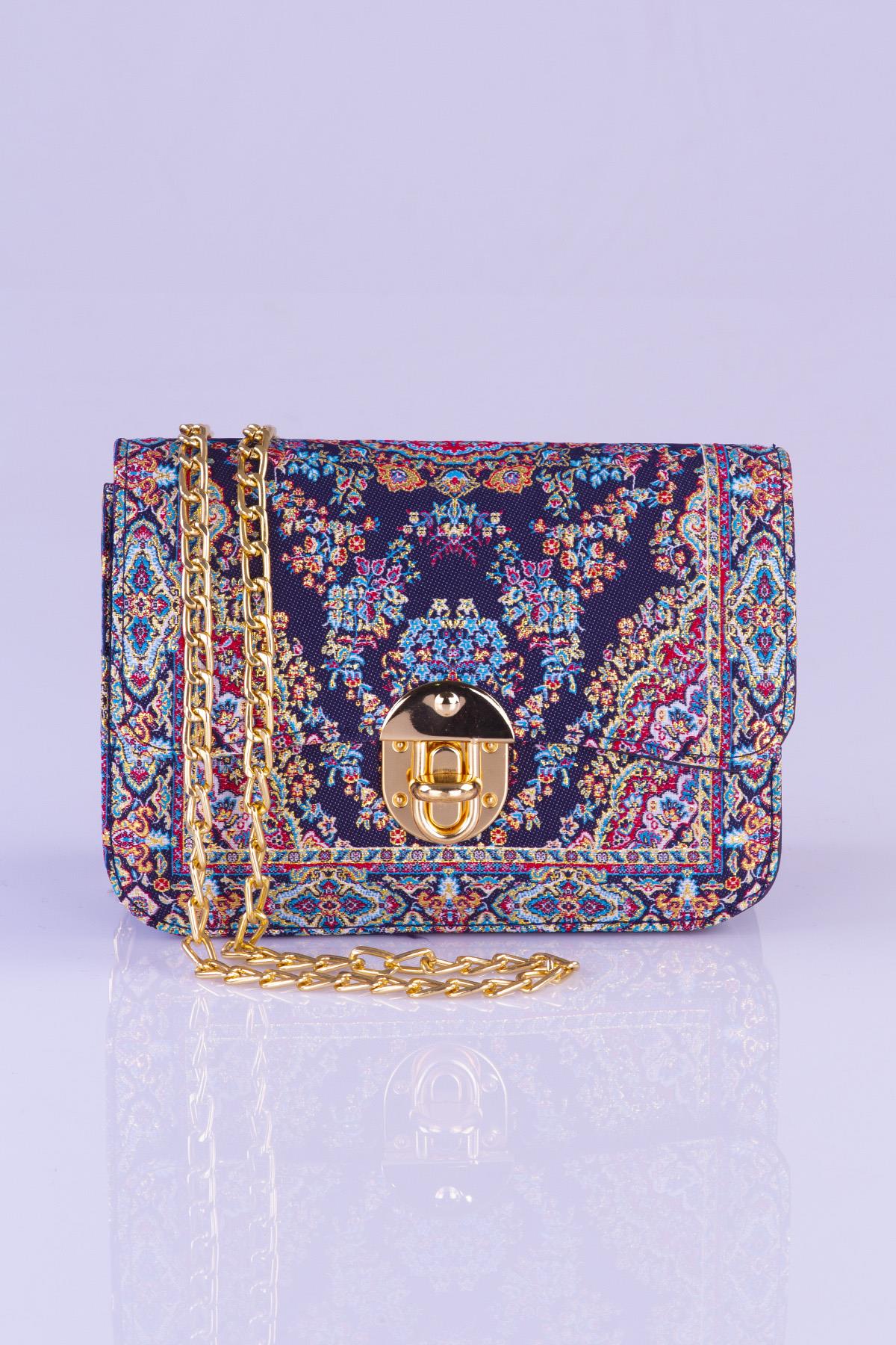 Mottif İstanbul  Otantik Dokuma  Kadın Omuz Çanta 1049.07