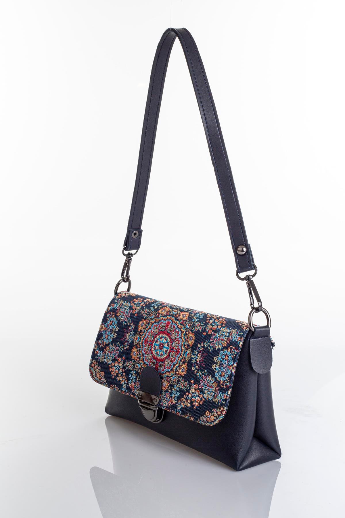 Mottif İstanbul  Otantik Dokuma  Kadın Omuz Çanta 1036.07