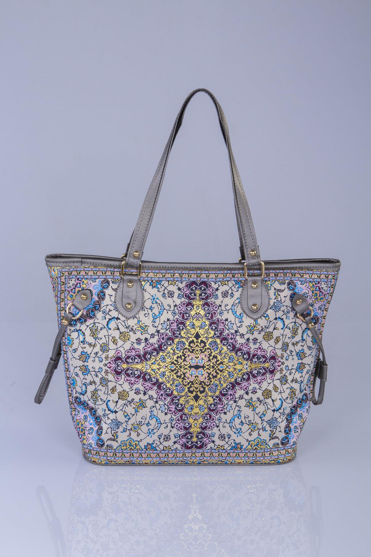 Mottif İstanbul Otantik Dokuma  Kadın Omuz Çanta 1025.04