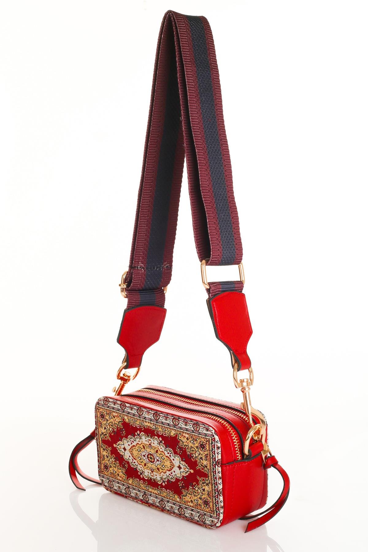 Mottif  İstanbul  Otantik Dokuma Kadın Postacı Çanta 1070.20