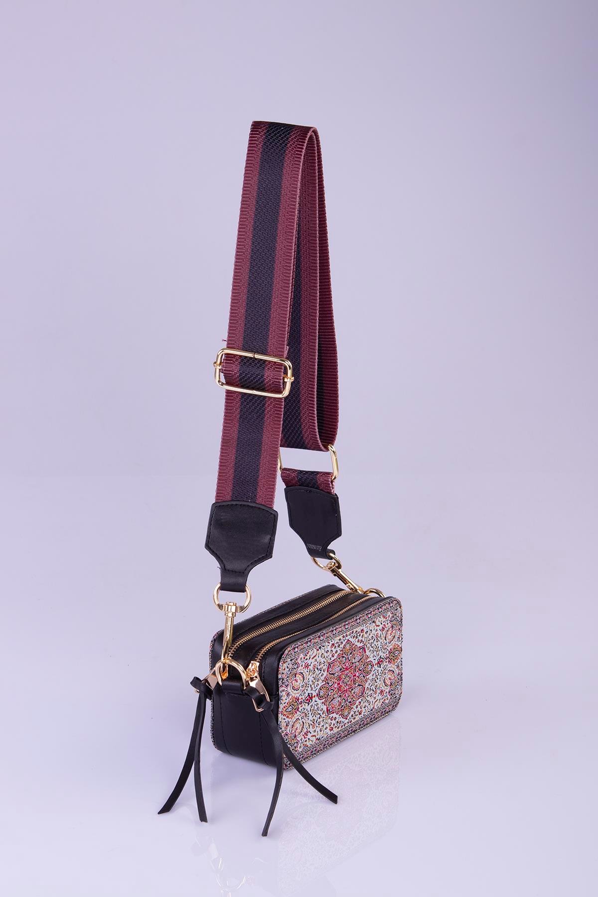 Mottif  İstanbul  Otantik Dokuma Kadın Postacı Çanta 1070.11